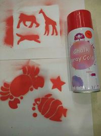 Graffiti Kids Chalk Spray , Water Based Washable Spray Paint For Wall / Glass