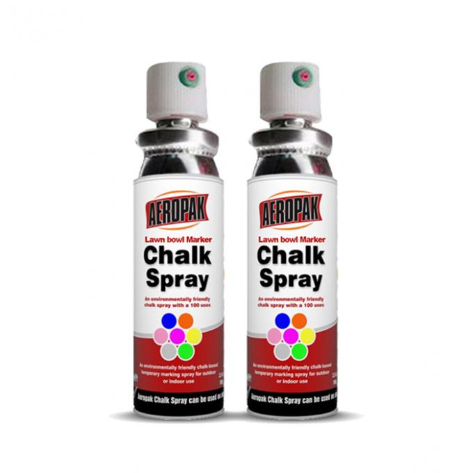 122F 200ml Aeropak Washable Chalk Spray เครื่องหมายชั่วคราว MSDS 0