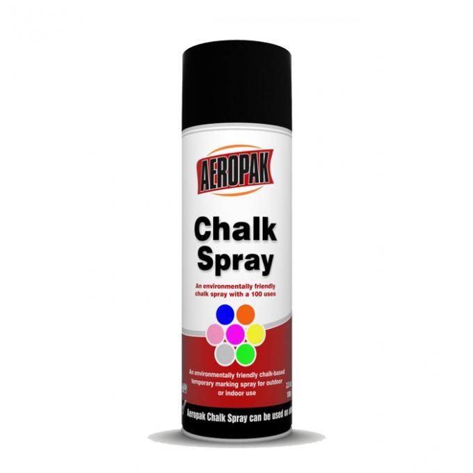 122F 200ml Aeropak Washable Chalk Spray เครื่องหมายชั่วคราว MSDS 1