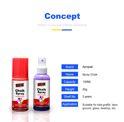 Aeropak 200ml Removable Liquid Chalk Spray Paint Plastic Bottle