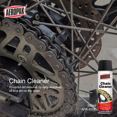 Aeropak 500ML Aerosol Residue-free Bicycle Motorcycle Chain Biodegradable Chain Cleaner Spray for Hinges and Steel Cables
