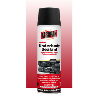Aeropak 500ml UltraShield Aerosol Undercoating Spray Anti-Corrosion Soundproof Rubberized Protection Black Car Chassis Engine