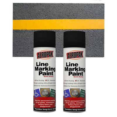 Fast Drying UV Resistant Road Marking Paint with Long Lasting Ultra Bright Colours Aerosol Spray Paint