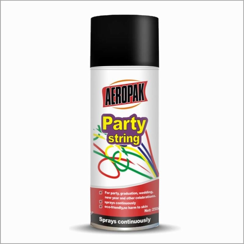 Aeropak Non Flammable Party Silly String Spray 200ml Aerosol Cans