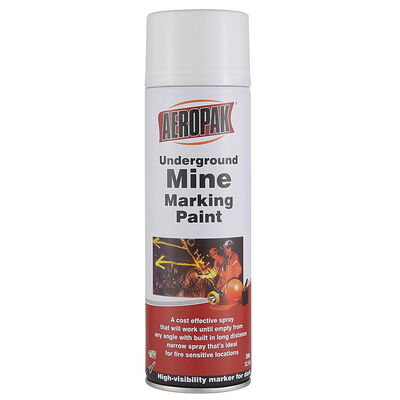 AEROPAK Underground Mine Marking สีสเปรย์สเปรย์แห้งเร็วสัตว์ทุกชนิดติดทนนานไม่ติดไฟไม่อุดตัน