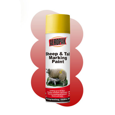 สัตว์เครื่องหมาย พาสต์ Aeropak สําหรับหมู แกะ วัวและม้า ยาวนาน เห็นได้ชัด สีรวย ผิวหนังปลอดภัยสําหรับการเลี้ยงสัตว์
