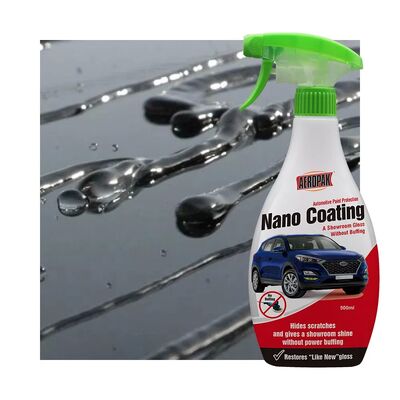 Aeropak 500ml กระป๋อง สีเคลือบ-สเปรย์ง่าย Nano Car Coating Spray Hydrophobic เหมาะสําหรับทุกพื้นผิวรถ